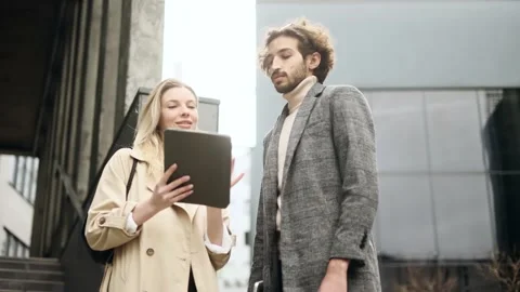 Portrait of young interracial team work together in project brainstorming Stock Footage 237017531