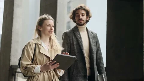 Portrait of young interracial team work together in project brainstorming Stock Footage 237017619