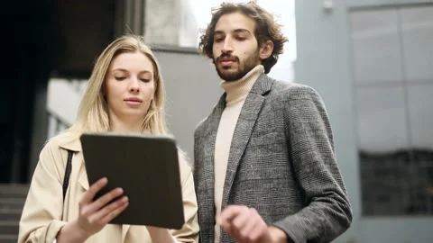 Portrait of young interracial team work together in project brainstorming Stock Footage 237017652