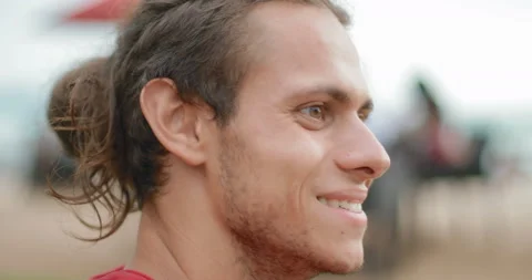 Portrait of a young man Stock Footage 107455843