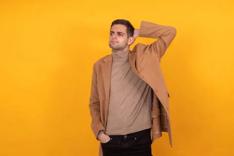Portrait of young man isolated Stock Photos