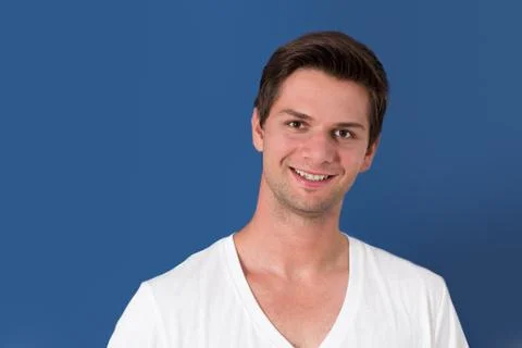 Portrait of a young man Stock Photos