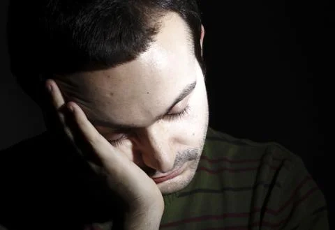 Portrait of a young man Stock Photos