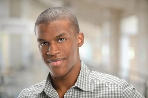 Portrait of young man Stock Photos