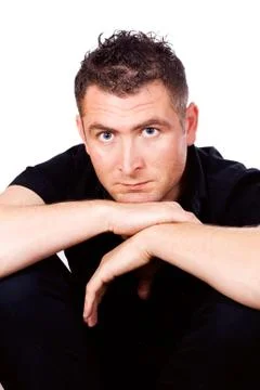 Portrait young man Stock Photos