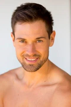 Portrait of young man Stock Photos