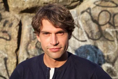 Portrait of a young man Stock Photos