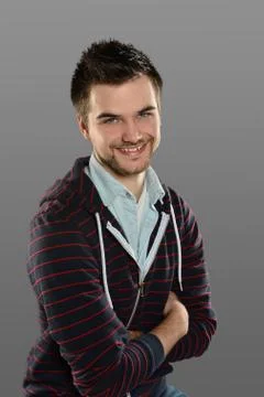 Portrait of Young Man Stock Photos