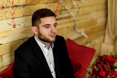 Portrait of a young man Stock Photos