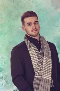 Portrait of a young man Stock Photos
