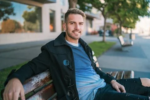 Portrait of young man. Stock Photos
