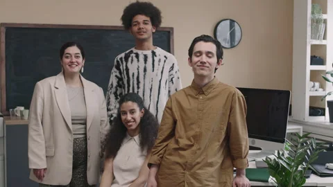 Portrait of Young Programmers Team in Office Stock Footage 274343239