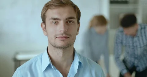 Portrait of a young specialist Stock Footage 82273605
