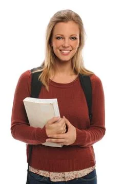 Portrait of young student Stock Photos