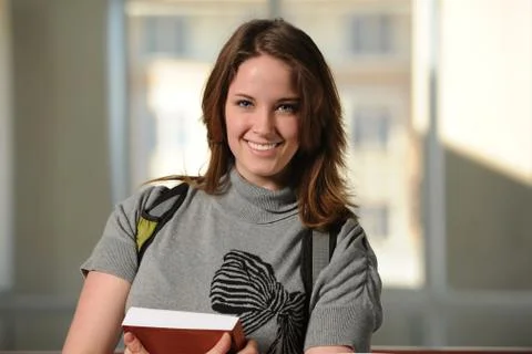 Portrait of Young Student Stock Photos