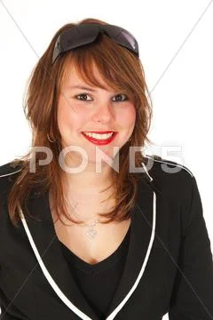 Portrait of an young woman Stock Photos