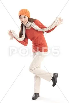 Portrait of young woman Stock Photos
