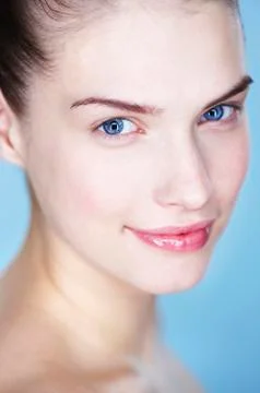 Portrait of young woman Stock Photos