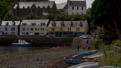 Portree pier close 库存影片 97964918