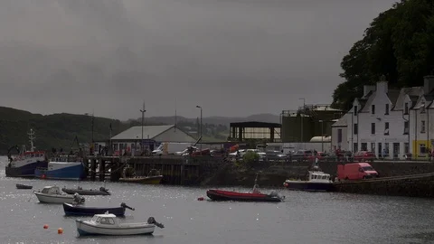 Portree pier 库存影片 97965430