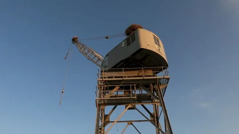 Portside Crane Loading Shipping Containers Stock Footage 288226232