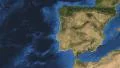 Portugal. 3d earth in space - zoom in on Portugal contoured 4k 4k or 4k+ Resolution