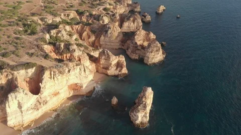 Portugal, Algarve #10 - Drone Shot Stock Footage