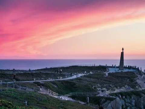 PORTUGAL Cabo da Roca 動画素材 71408923