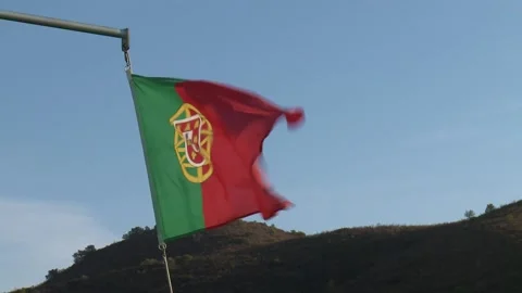 Portugal flag on a boat 動画素材 148657902