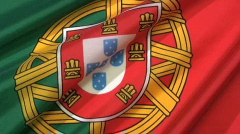Portugal Flag Stock Footage 361896