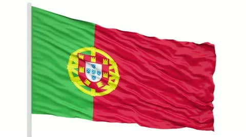 Portugal flag Stock Footage 18141514