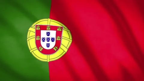 Portugal Flag Video stock 188157082