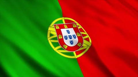 Portugal Flag Stock Footage 249033765