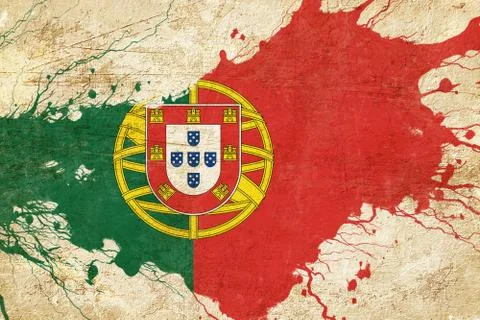 Portugal flag Stock Illustration
