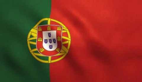Portugal Flag Stock Illustration