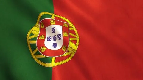 Portugal Flag Stock Illustration