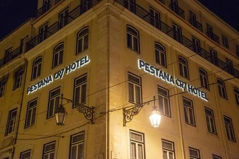  PORTUGAL LISBON HOTEL PESTANA CR7 the Hotel Pestana CT7 in Baixa in the C... Stock Photos