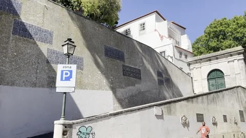Portugal - Lisbon | Praca do Comercio | Barro Alto | Miradouro | Tram | 4K Stock Footage 249763052