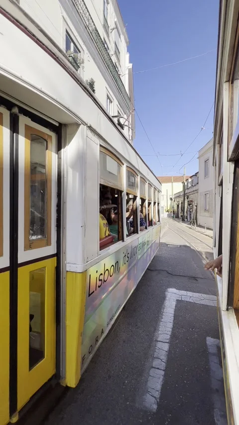 Portugal - Lisbon | Praca do Comercio | Barro Alto | Miradouro | Tram | 4K Stock Footage 249773192