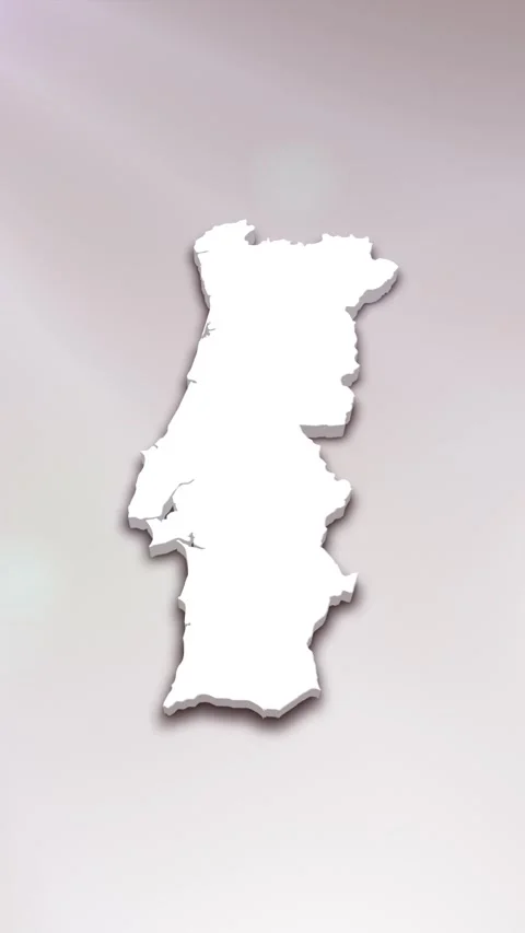 Portugal Map Intro 스톡 동영상 261660903