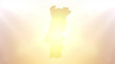 Portugal Map Opener Stock Footage 247895097