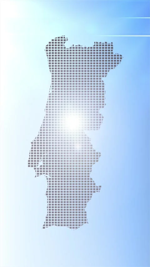 Portugal Map Opener Stock Footage 276973412