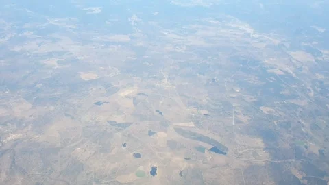 Portugal from plane Stock Footage 282513074