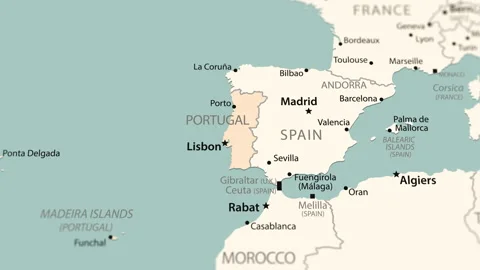 Portugal On The World Map Smooth Map Ro Stock Video Pond5 Portugal World Map Smooth Map Footage 260403879 Iconl 