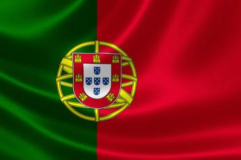 Portugal's Flag Stock Illustration