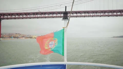 Portugese flag Stock Footage 237530431