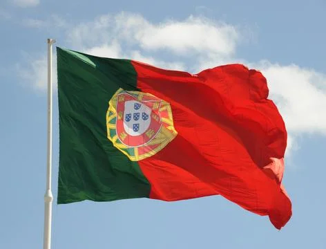 The Portugese Flag Stock Photos