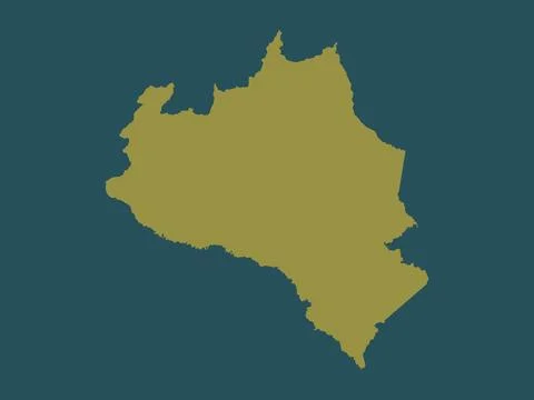 Portuguesa, Venezuela. Solid color shape Stock Illustration