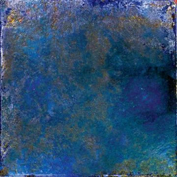 Portuguese ceramic wall third fire effect tile. Stock Photos