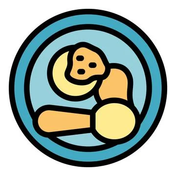 Portuguese feijoada icon vector flat Stock Illustration